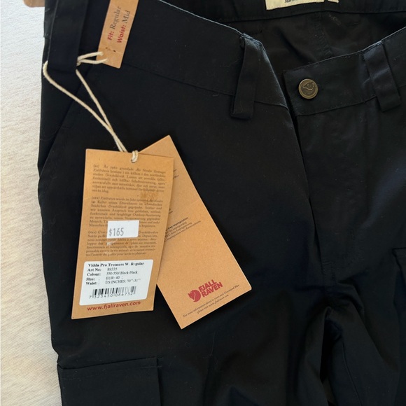 Women’s Fjallraven G-1000 Vidda Pro Black Hiking Pants - Picture 5 of 10